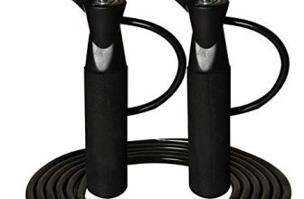 Simran Sports Jumping Skipping Rope For Gym Training, Exercise And Workout, Black, (Blkskippnewsept)
