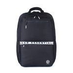 Gear Logi-Q 27L Medium Water Resistant Anti-Theft Laptop Bag/Backpack/Office Bag With Trolley Sleevefor Men/Women (Black-White)