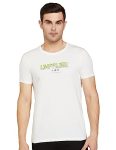Spykar Men’S Slim Fit T-Shirt (Ecmkt2Bb018_Ecru