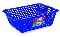 Cello Plastic Kitchen Basket, Big, 36 Liters, Blue