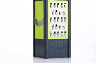 Ganesh Flexi 4-In-1 Plastic Slicer And Grater, Shredder Multifunctional Kitchen Tool With 4 Sharp Stainless Steel Blades Cheese, Vegetables, Fruit, Cabbage, Easy Slicing, Grating (Multicolor)