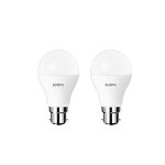 Surya Neo Max Base B22 10-Watt Led Lamp (Cool Day Light, Pack Of 2), Cool Day White, Medium