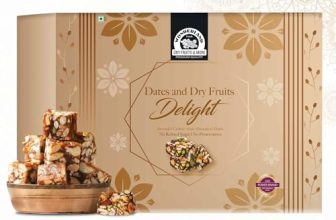Wonderland Foods Premium Dates And Dry Fruits Delight 200G | Dry Fruits Bites And Dates Barfi Gift Hamper | Diwali Gift Pack | Made With Dates, Pistachios, Cashews, Almonds, Honey And Pure Ghee