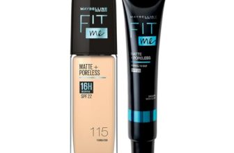 Maybelline New York 16 Hr Matte Base Duo, Prep + Blend Makeup Combo, Fit Me Foundation 115 (30Ml)+ Fit Me Matte + Poreless Primer (30Ml)