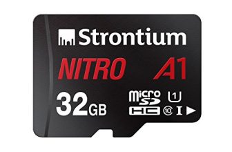 Strontium Nitro A1 32Gb Micro Sdhc Memory Card 100Mb/S A1 Uhs-I U1 Class 10 With High Speed Adapter For Smartphones Tablets Drones Action Cams
