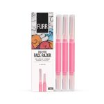 Furr Face & Eyebrow Razor For Women Facial Hair With Dual Blade Head 3N | German Blades | Easy Shaping And Shaving | Reusable Up To 5 Times | Durable And Rust Free Blades
