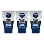 Nivea Charcoal Face Wash, 100Ml (Pack Of 3)