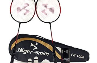 Jager-Smith Pb 1000 Combo & Featherlite 2 (Pack Of 3) Feather Shuttles With Full Body Cover