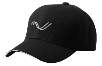 Slovic Cap For Men Free Size With Adjustable Strap Caps For All Sports Baseball, Cricket, Gym, Tennis Black