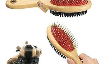 Western Era Pet Comb, Professional Double Sided Pin & Bristle Pet Brush For Dogs & Cats, Grooming Comb Cleans Pets Shedding & Dirt For Short Medium Or Long Hair (Medium)