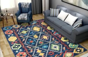 Status Contract 3 X 5 Feet Multi Printed Vintage Persian Carpet Rug Runner For Bedroom/Living Area/Home With Anti Slip Backing