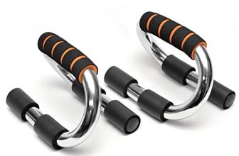 Slovic Push-Up Bars | Anti-Slip Dips Bar | Double Foam Grip Push-Up Stand For Full Body Home Gym Workout | Highly Stable & Portable Steel Push-Up Board | Exercise And Fitness Equipment For Men & Women