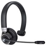 Airsound M91 Pro Bluetooth Wireless Over Ear Headphones,Bt V5.0 Wireless Cvc 8.0 Noise-Cancelling On-Ear Headset With Flexible With Mic For Conference Calls, 24 Hr Talk Time (Black)