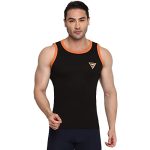 Rupa Frontline Colors Men’S Round Neck Athlefit Vest 208 | Cotton Rich With Body Hugging Finish | Comfort Fit | Pack Of 1