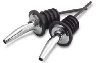 Dynore Stainless Steel Wine Pourer/Pour Spout Set Of 2