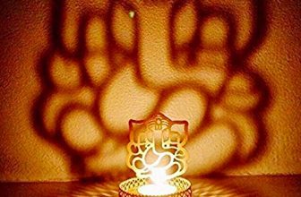 Ecraftindia Lord Ganesha Tea Light Holder
