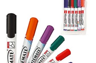Cello Whitemate Whiteboard Boldmarkers | Set Of 6 | Assorted Ink Colours | Whiteboard Marker With Easily Erasable Ink | Refillable Whiteboard Markers Markers