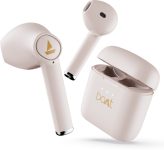Boat Airdopes 131 With Upto 60 Hours And Asap Charge Bluetooth Headset(Crimson Cream, True Wireless)