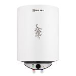 Bajaj Edrea 25 Litre Storage Water Heater For Home | Polymer Coated Tank | Multiple Safety* | Suitable For Highrise | Child Safety Mode | 2-Yr Product Warranty By Bajaj | White Water Geyser