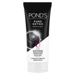 Pond’S Pure Detox, Facewash, 100G, For Fresh, Glowing Skin, With Activated Charcoal, Daily Exfoliating & Brightening Cleanser, Pollution Clear Face Wash