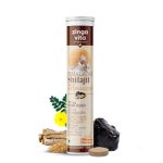 Zingavita 750Mg Shilajit Effervescent Tablets, Infused With Ashwagandha Extract, Gokshuru, Fenugreek And Safed Musli, For Strength, Vitality & Performance, Mango Flavour – 15 Tablets