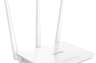 Tenda F3 300Mbps Wi-Fi Router, Easy Setup, Wps Button, Parental Control, Bandwidth Control, Wi-Fi Schedule, With 3 * 5Dbi High Power External Antennas (White, N300 F3)