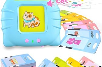 Graphene® Talking Flash Cards Early Electronic Montessori Preshcool Learning Educational Toys For Toddlers Babies 6 To 12 Months 1 2 3 4 5 Year Old Kids (Flash Card 1)