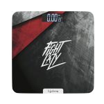 Lifelong Activeflex Weighing Scale (Fight Lazy Series Llws45- Active Black)|Digital Weight Machine For Body Weight|Thick Tempered Glass With Lcd Display|Bathroom Weighing Scale