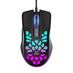 Ant Esports Gm80 Usb Rgb Wired 6 Programmable Buttons, 3200 Dpi Adjustable, Optical Gamer Gaming Mice Gaming Mouse With Multicolour Led Lights – Black