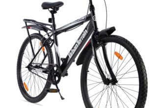 Urban Terrain Fleetibc26Tgrey Single Speed Mountain Bike With Free Cycling Event Ride Tracking App By Cultsport (17 Inch Frame, Ideal For Unisex)