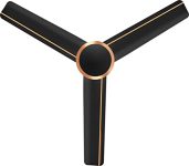 Havells Trinity Decorative Bldc 1200Mm Energy Saving With Remote Control 5 Star Ceiling Fan (Metallic Black Lt Copper, Pack Of 1)
