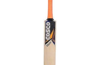 Cosco Popular Willow Striker Cricket Bat, Beige, Full Size