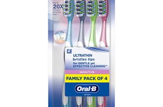 Oral-B Sensitive Ultrathin Manual Toothbrush For Adults – Extra Soft (Multicolour, Pack Of 4)