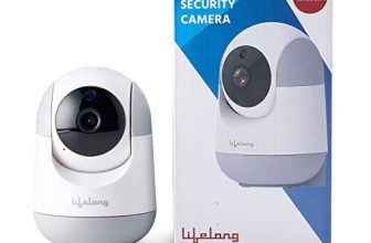 Lifelong 360° 1080P Full Hd Wifi Smart Security Camera| 360° Viewing Area |Intruder Alert | Night Vision | Two-Way Audio |Works With Lifelong Smart Home App