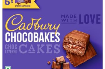 Cadbury Chocobakes Choclayered Cakes, 114 G