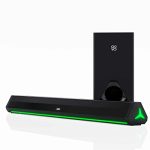 Govo Gosurround 900 | 200W Soundbar | 2.1 Channel Home Theatre | Deep Bass From 6.5” Subwoofer | Bt V5.3, Hdmi, Aux, Usb Connectivity | 4 Eq Modes | Sleek Remote & Led Lights+Display (Platinum Black)