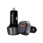 Ptron Bullet Zip Mini 42.5W Car Charger With Dual Output, Super Fast Charging Compatible With Samsung, Xiaomi, Apple, Oppo, Vivo, Oneplus And Others Devices, 20W Type-C/Pd &