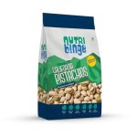 Nutri Binge Premium Roasted And Salted California Pistachios 500G, Healthy, Lightly Salted, Party Snack, California Grown Nut, Source Of Protein, Gluten Free (Pack Of 1)