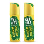 Set Wet Deodorant For Men Charm Avatar Peppermint Punch, 150Ml (Pack Of 2)