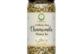 Go Vegan – Chamomile Flower Tea | Pure Whole Flower Buds Of Chamomile | For Healthy Sleep & Stress Relief | Caffeine Free Herbal Tea | Calming Tisane Detox Tea – Soothing Tea – 30 Gram (30 Cups)