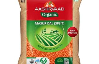 Aashirvaad Organic Masur Dal, 1Kg