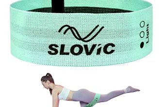 Slovic Resistance Bands For Workout For Women With 30+ Workout Guide (10-25 Lbs) Anti Slip Loop Hip Band For Women & Men Mini-Loop Booty Bands For Glutes And Squats Exercise, Suitable For Home & Gym