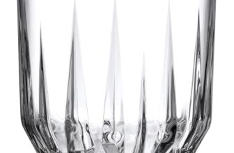 Pasabahce Echo Glass Whisky Glass From House Of Pasabahce The Original Pasabahce From Turkey, Transparent Echo Whisky Glass Set, 300 Ml In Set Of 6 Pcs, Perfect Fit For Whisky/Juice.
