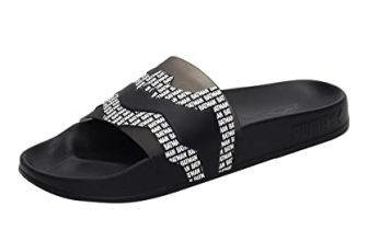 Puma Unisex-Kid Leadcat 2.0 Batman Jr Black-Iron Gate-Fiery Red-White Slide – 3Uk (38309601)