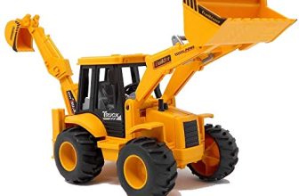 Graphene Plastic Construction Realistic Engineer Vehicle Pushdozer Excavator Bulldozer Construction Toys Truck Machine For Kids Yellow