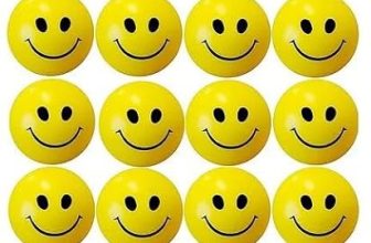 Smiley Soft Ball For Kids And Adults, A Stress Relief Toy, Non Toxic Toy For Kids And Adults(Pack Of 12)