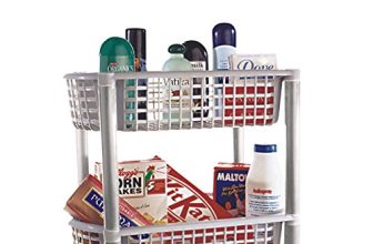 Aristo Volvo Rack 2 Layer Plastic Rack For Kitchen, Offices, Home, Hospitals, Schools, Doctors, Beauty Parlour, Saloons, Color May Vary