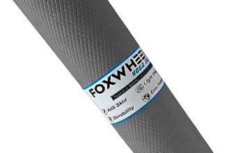 Foxwheel® 4Mm Thick, Light Weight With Anti-Slip Dual Side Embossed Yoga Mat With Carrying Strap For Men Aand Women (4Mm, Grey)