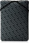 Hp Reversible Protective 15.6-Inch Geo Laptop Sleeve, Grey