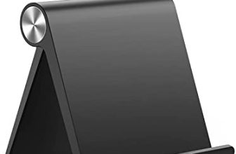 Striff Multi Angle Tablet/Mobile Stand, Phone Stand Holder For Iphone, Android, Samsung, Oneplus, Xiaomi. Portable,Foldable Stand.Perfect For Bed,Office, Home,Gift And Desktop (Black)